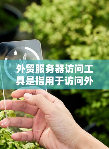 外贸服务器访问工具是指用于访问外贸服务器的工具,这些工具可以帮助用户快速访问外贸服务器,无需手动输入访问地址。以下是一些常见的外贸服务器访问工具及其功能 外贸服务器访问工具是指用于访问外贸服务器的工具,这些工具可以帮助用户快速访问外贸服务器,无需手动输入访问地址。以下是一些常见的外贸服务器访问工具及其功能