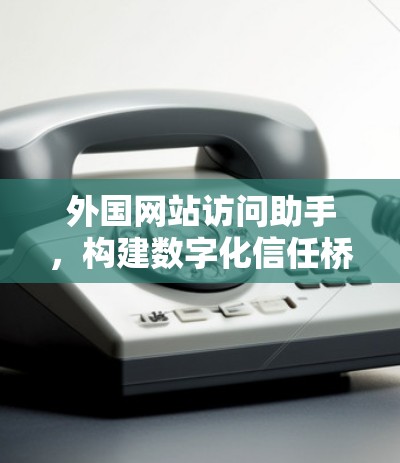 外国网站访问助手，构建数字化信任桥梁