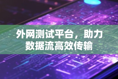 外网测试平台，助力数据流高效传输
