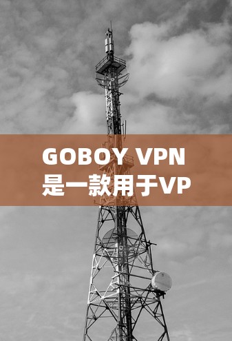 GOBOY VPN 是一款用于VPN的软件,通常被用来测试和优化网络性能。以下是一些关于测试和性能优化的建议 GOBOY VPN 是一款用于VPN的软件,通常被用来测试和优化网络性能。以下是一些关于测试和性能优化的建议