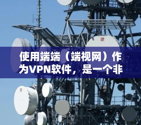 使用端端（端视网）作为VPN软件，是一个非常方便且安全的选择，尤其适合学生、普通用户以及需要简单VPN服务的用户。以下是使用端端的基本步骤和注意事项
