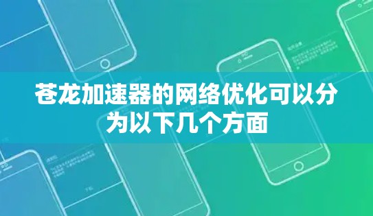 苍龙加速器的网络优化可以分为以下几个方面 苍龙加速器的网络优化可以分为以下几个方面