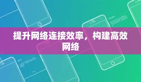 提升网络连接效率，构建高效网络