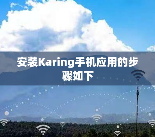 安装Karing手机应用的步骤如下 安装Karing手机应用的步骤如下