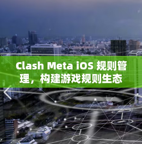 Clash Meta iOS 规则管理,构建游戏规则生态的智能工具 Clash Meta iOS 规则管理,构建游戏规则生态的智能工具