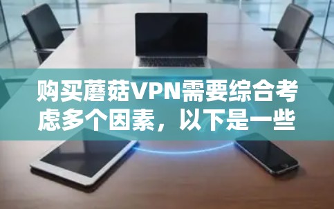 购买蘑菇VPN需要综合考虑多个因素，以下是一些关键点，帮助你做出明智的决定
