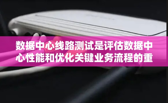 数据中心线路测试是评估数据中心性能和优化关键业务流程的重要过程。以下是对其核心内容的详细分析和建议 数据中心线路测试是评估数据中心性能和优化关键业务流程的重要过程。以下是对其核心内容的详细分析和建议